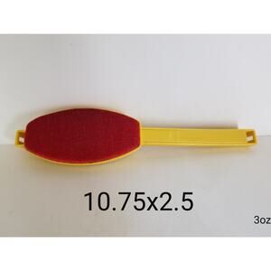 Vintage Fuller Brush Lint Hair Remover Reversible Left Right Handed Yellow